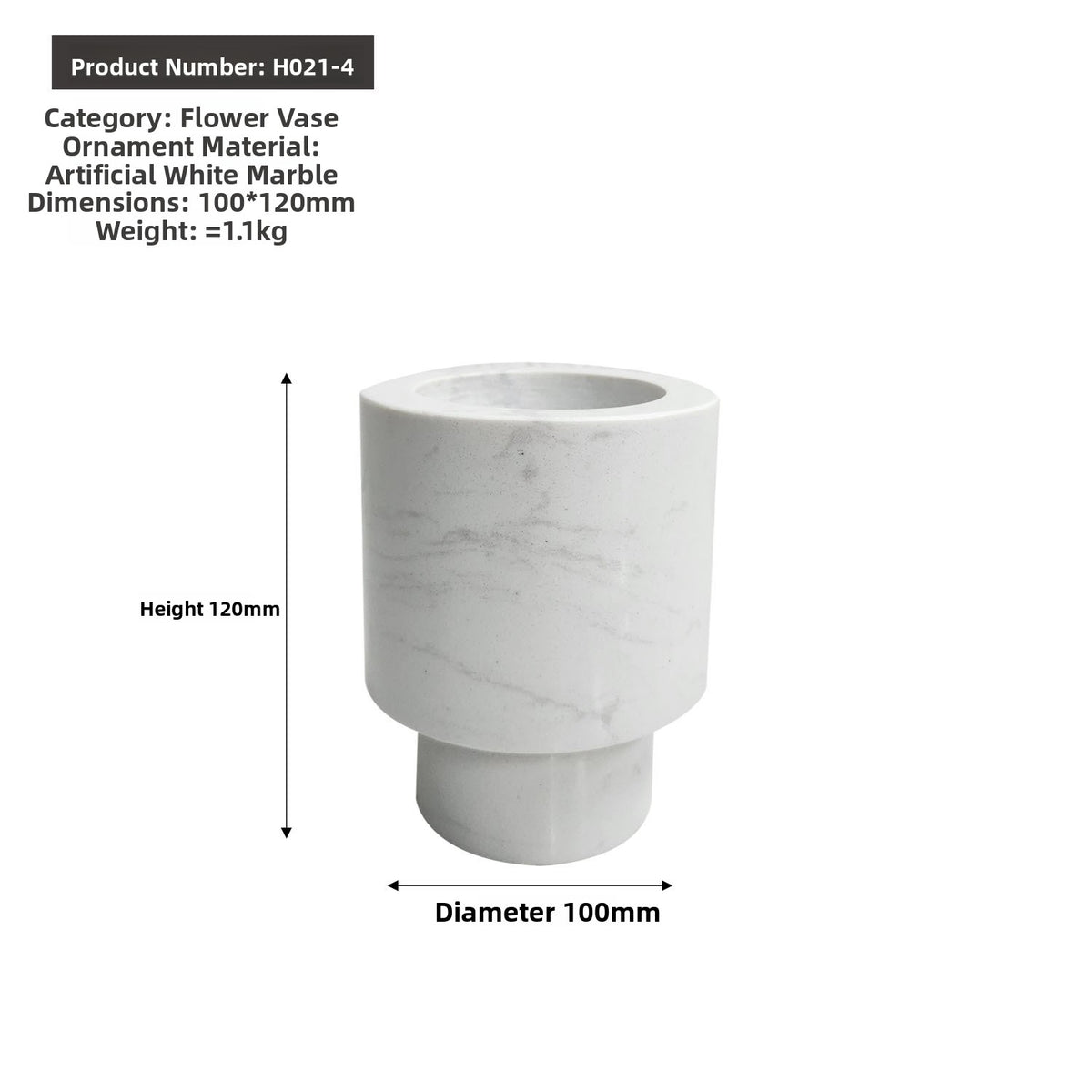Modern Minimalist Stone Flower Vase