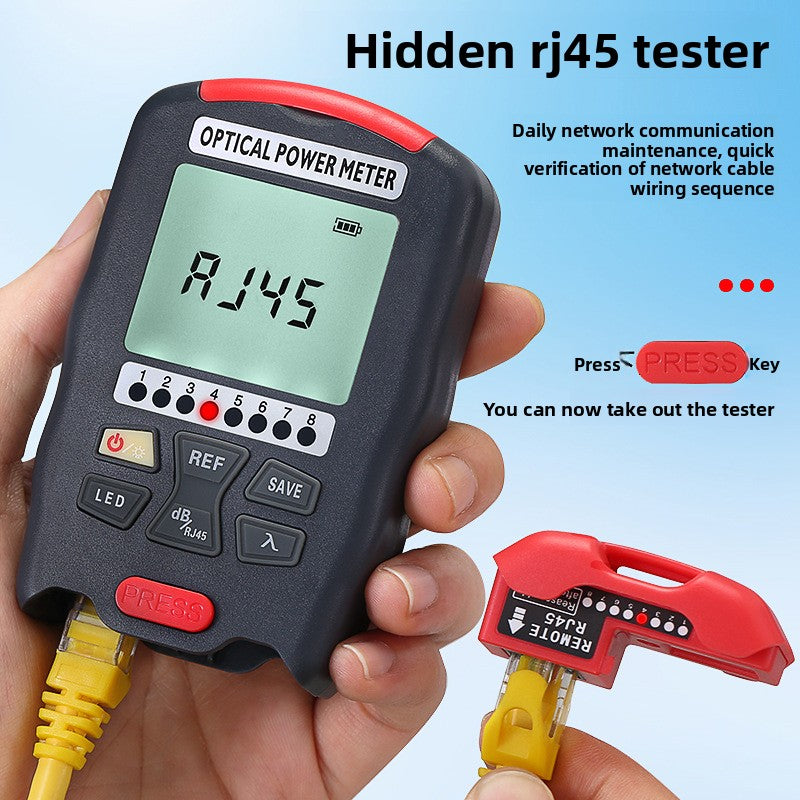 3-in-1 Optical Power Meter and RJ45 Tester