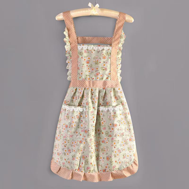 Lightweight Cotton Princess Apron for Women