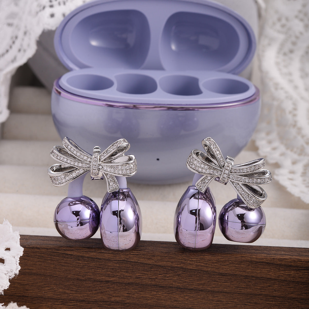 Headphone Diamond Buckle Accessories