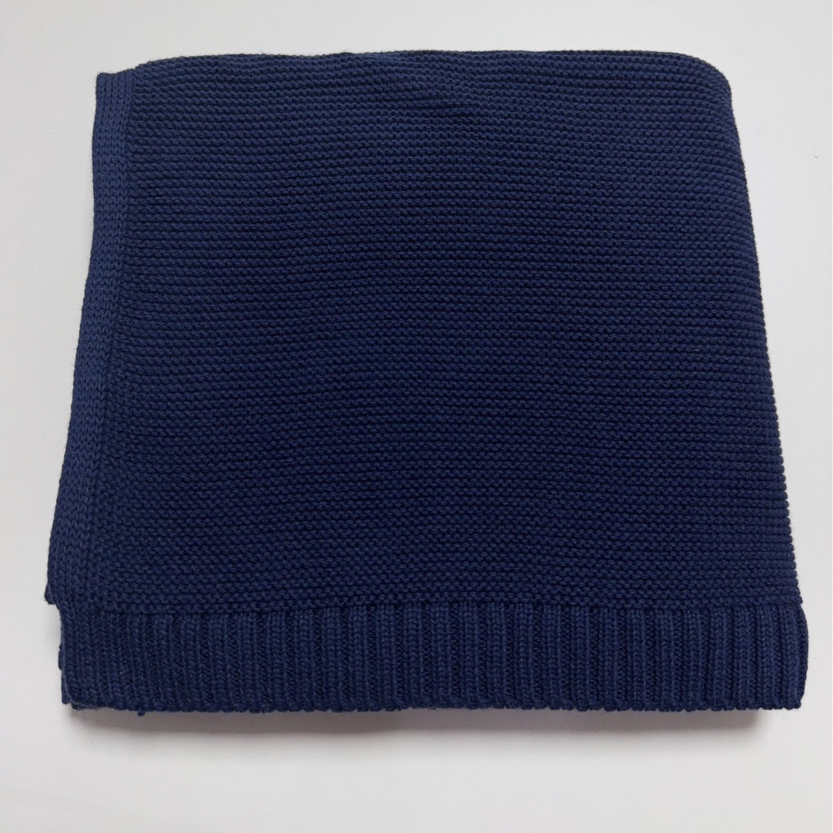 Pure Cotton Knitted Baby Stroller and Nap Blanket, Soft Sofa Throw