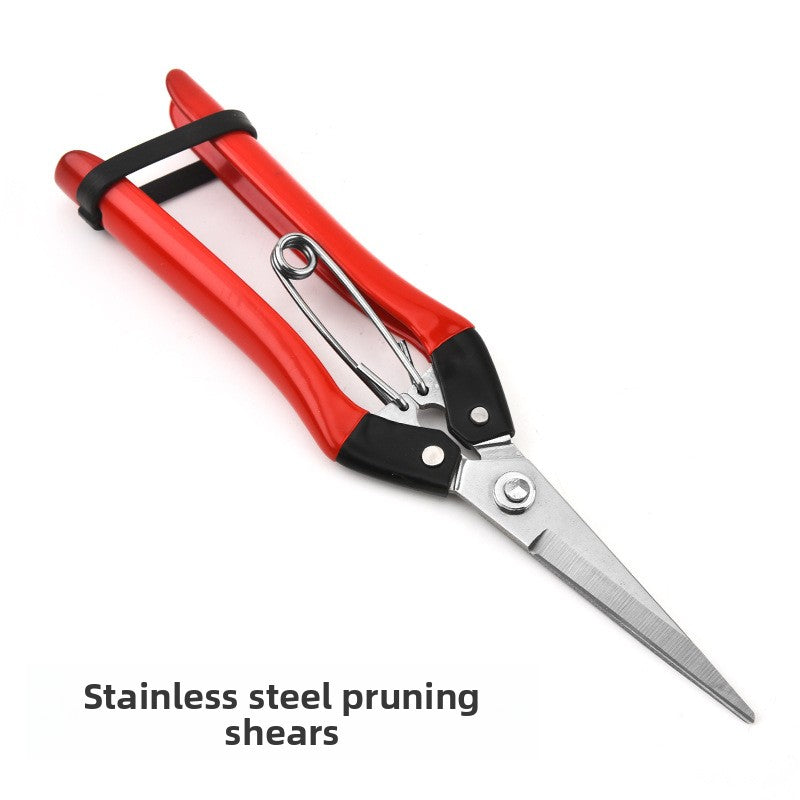 Stainless Steel Multifunctional Rubber Handle Garden Pruning Shears