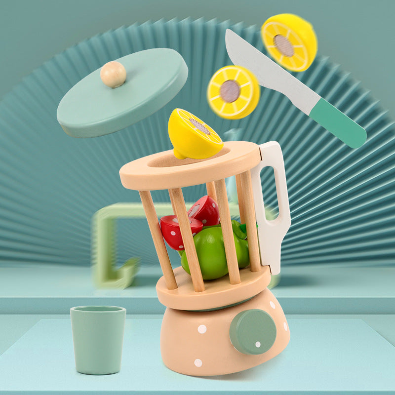 Wooden Kids Pretend Play Kitchen Set