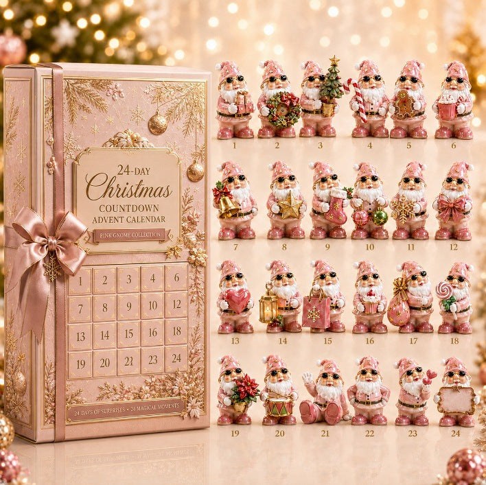 Christmas Advent Calendar Acrylic Blind Box Decoration Collectible Toy