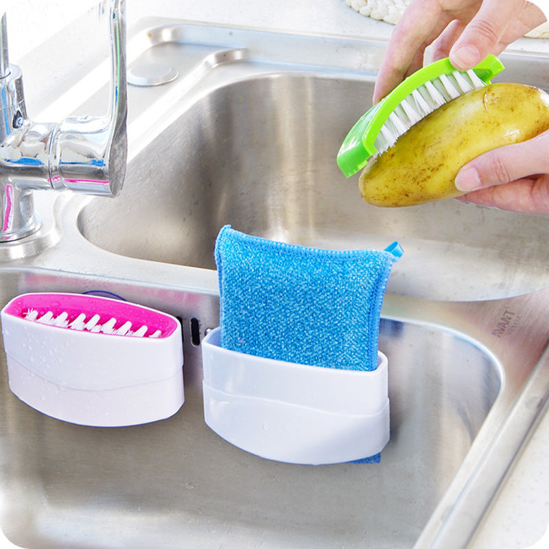 Suction Cup Kitchen Cleaning Brush