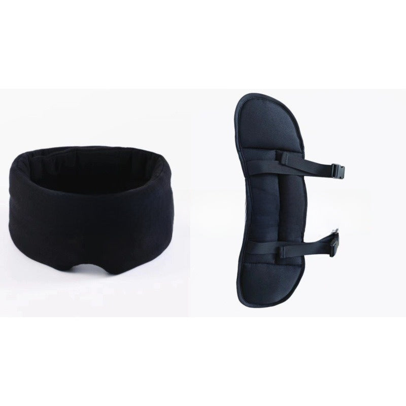 Modal Cotton Light Blocking Sleep Eye Mask with Travel Pillow