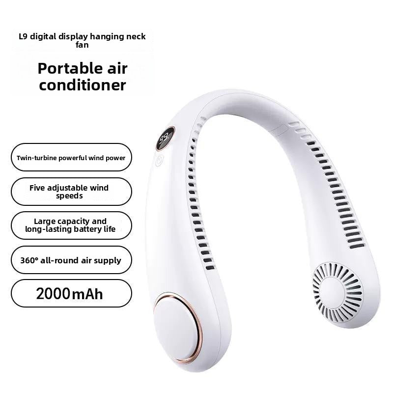 Portable USB Rechargeable Bladeless Neck Fan