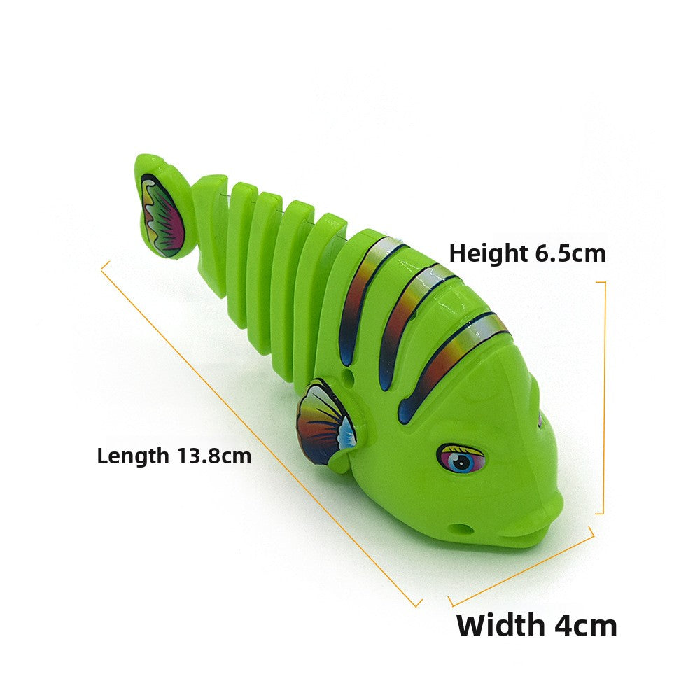 Spring Swing Fish Cat Toy