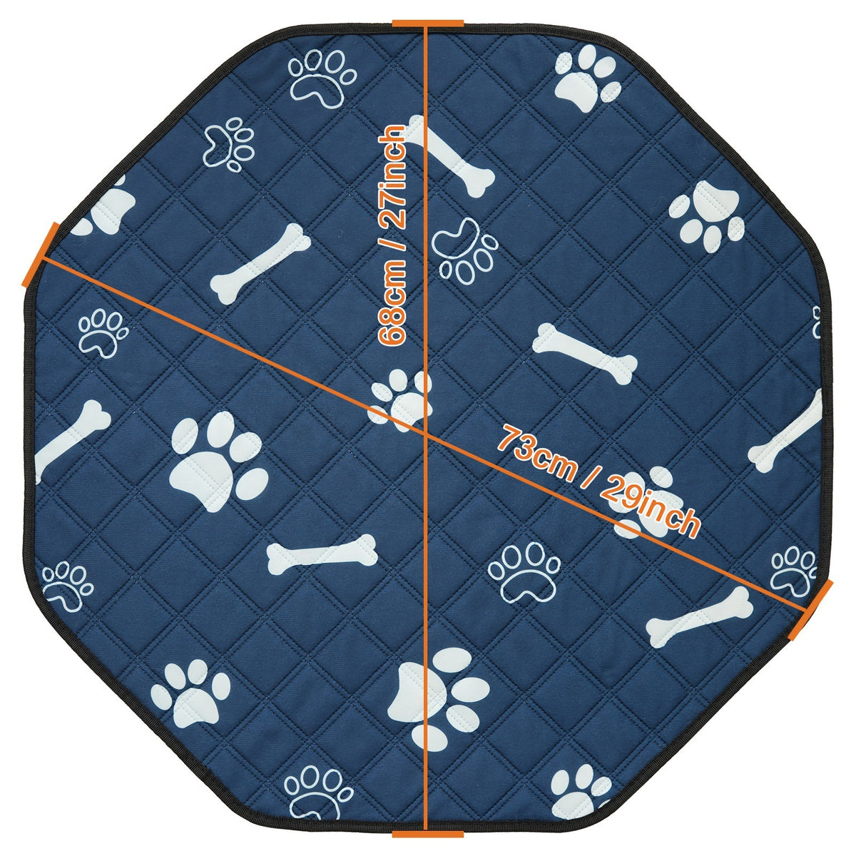 Washable Octagonal Dog Cage Mat