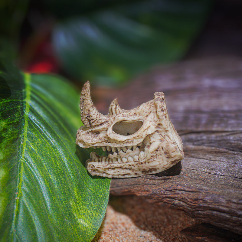 Creative Animal Skull Ornament for Fish Tank Landscape Decoration