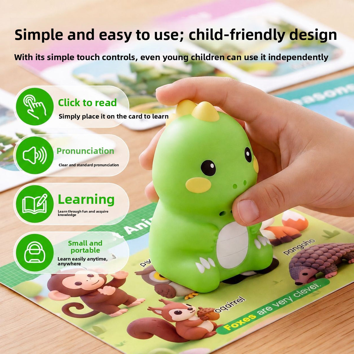 Childrens English Learning Card Reader