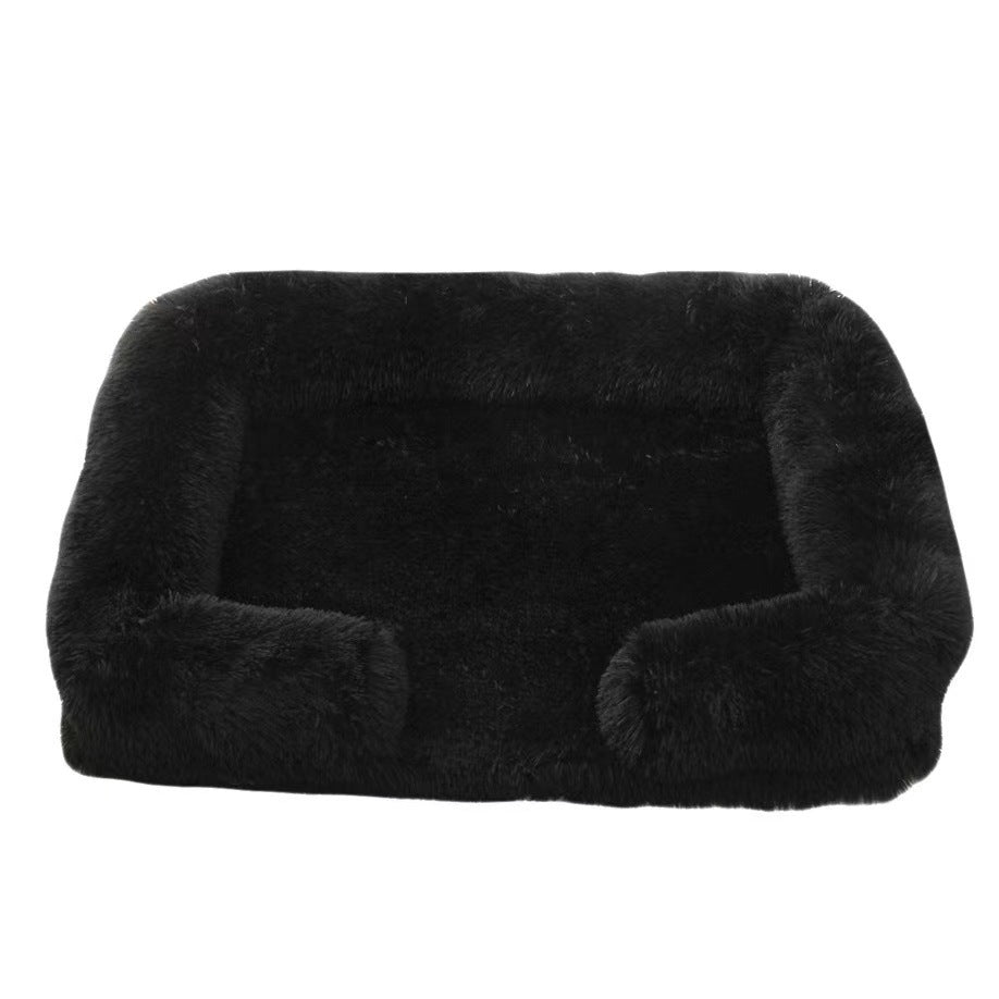 Plush Round Cat Bed