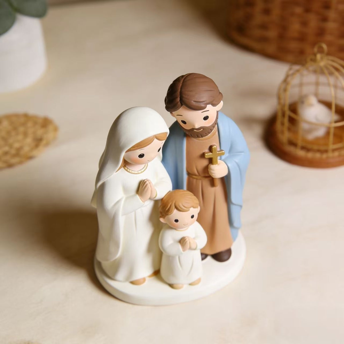 Holy Family Nativity Resin Ornament