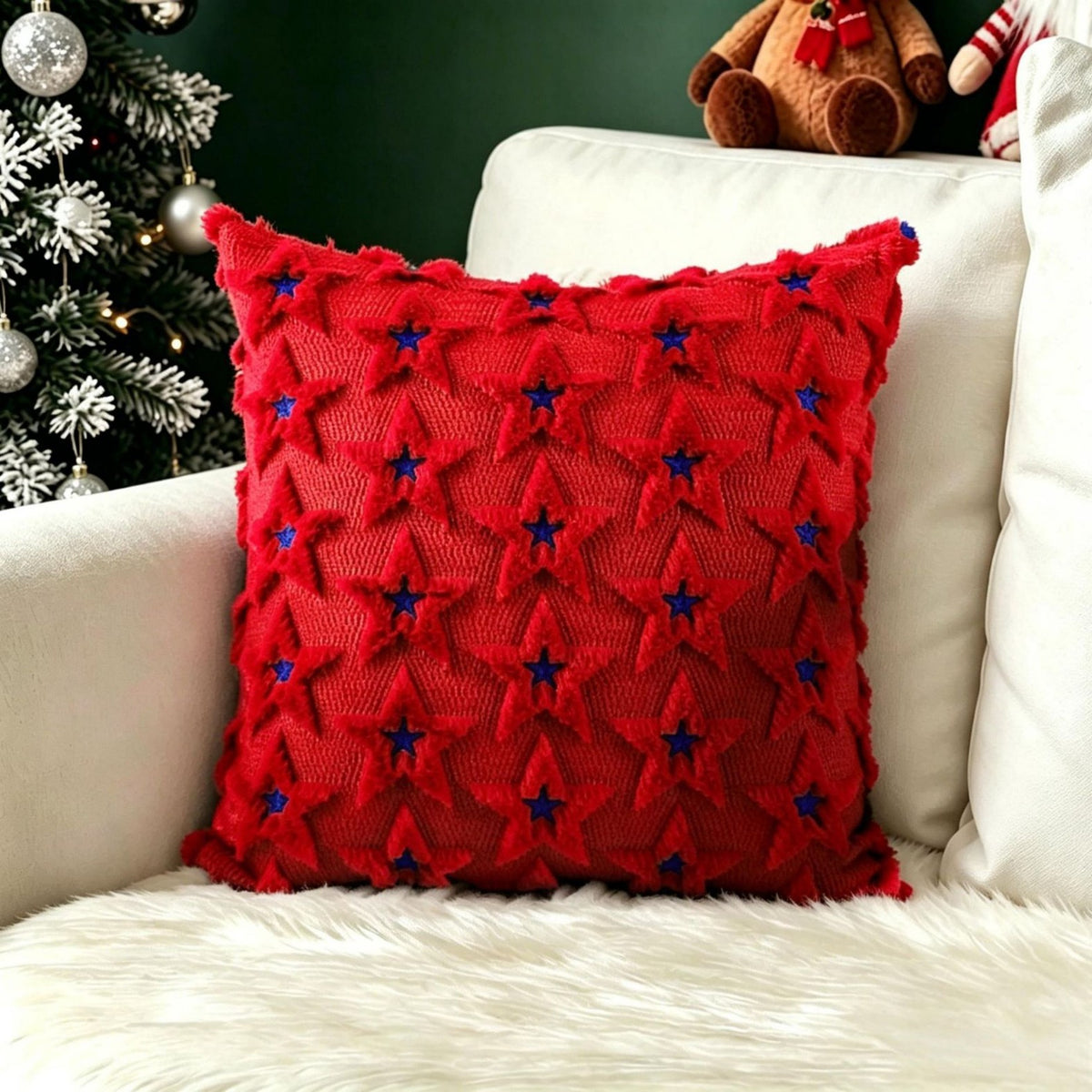 Christmas Themed Decorative Pillow Cover