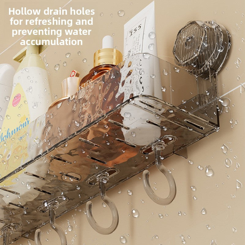 Wall Mount Suction Cup Bathroom Organizer