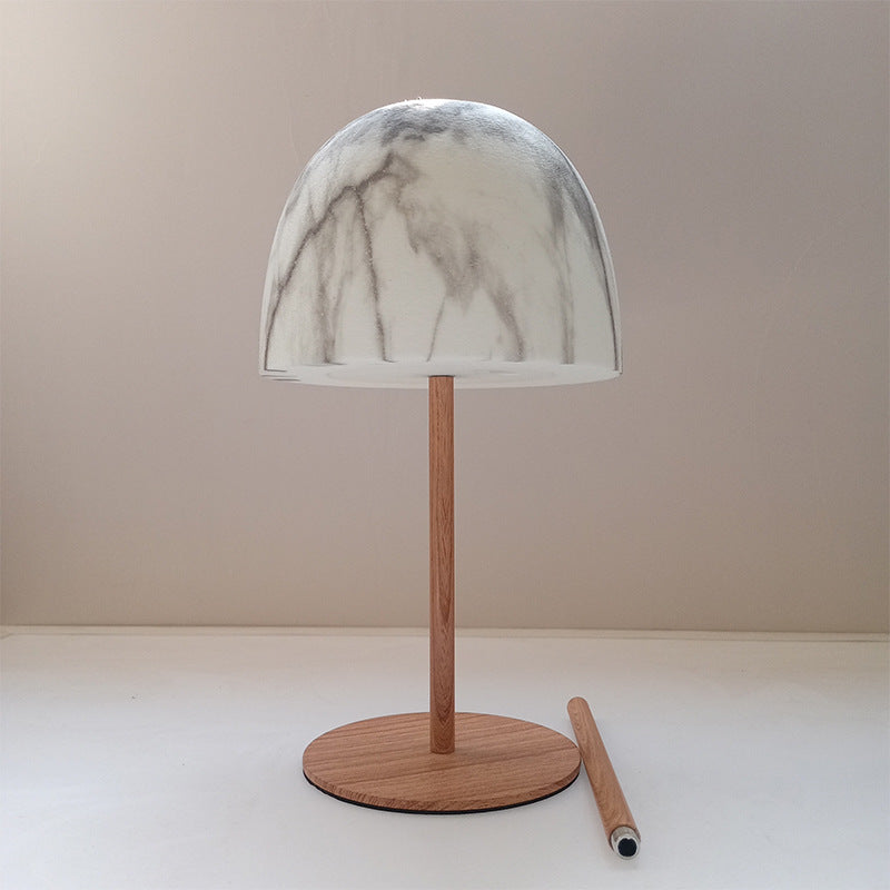 Marble Pattern Rechargeable Touch Table Lamp