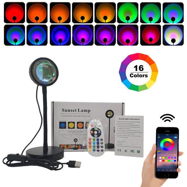 Multicolor Sunset LED Projector Light