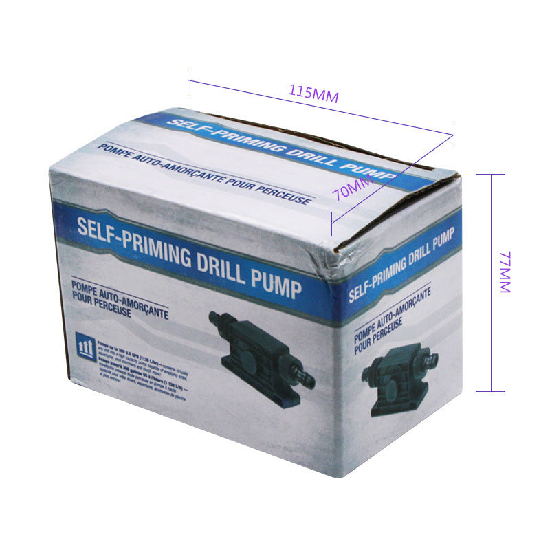 Miniature electric drill-driven pump