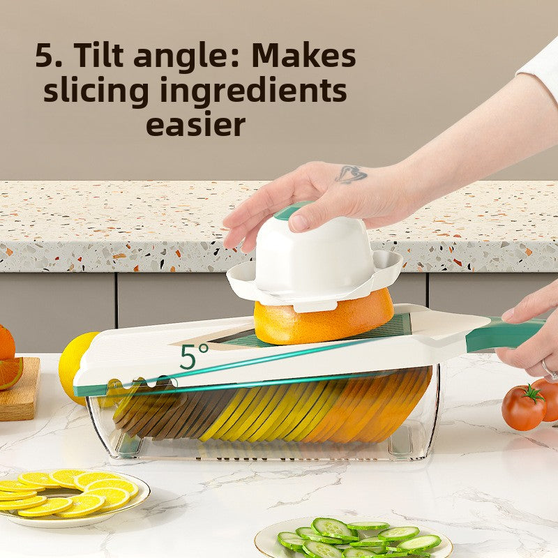 Multi-Functional Vegetable Grater with Hand Guard