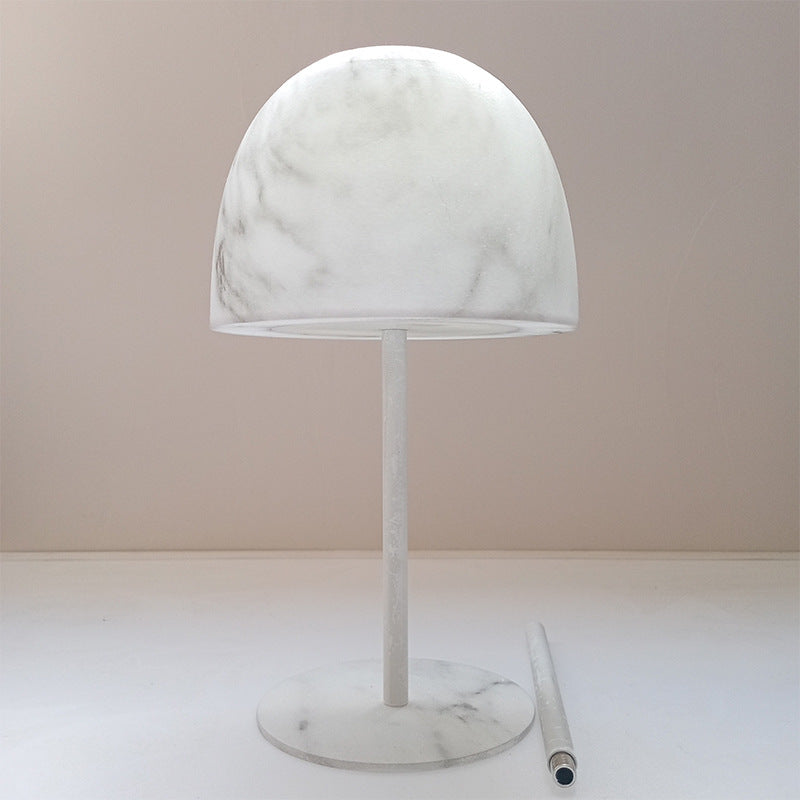 Marble Pattern Rechargeable Touch Table Lamp