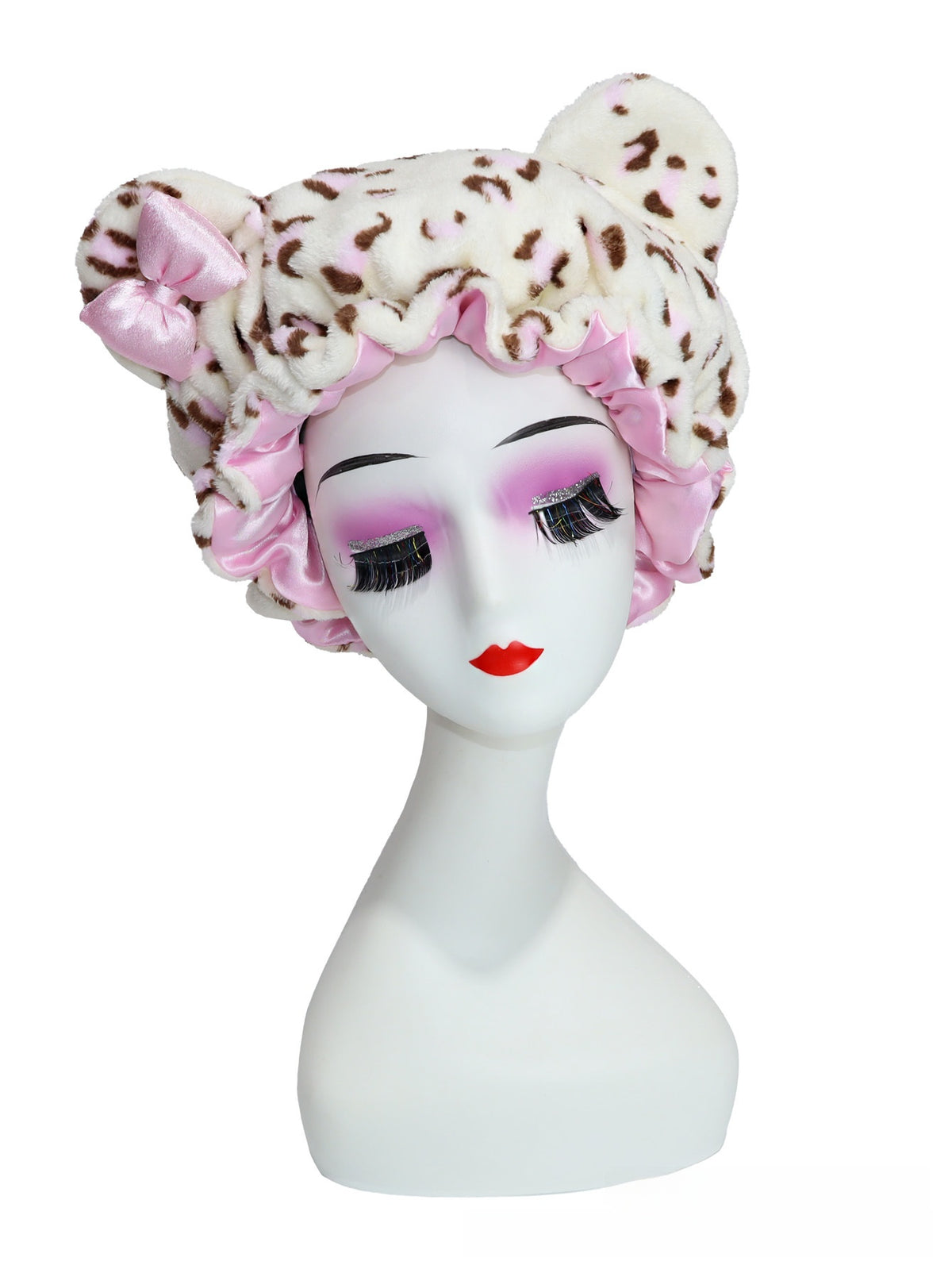 Adjustable Cat Ear Plush Sleep Cap