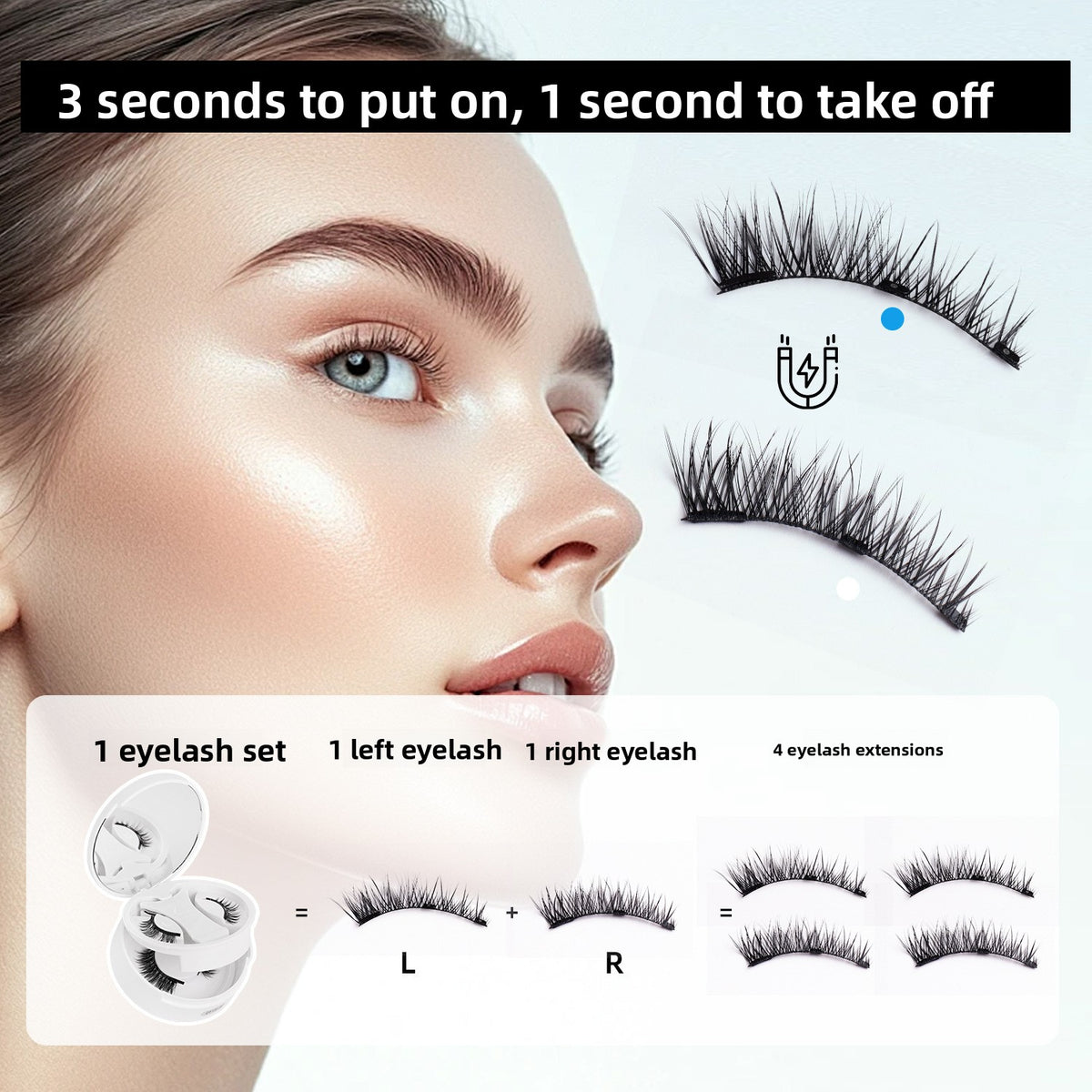 Double-Layer Magnetic Eyelashes