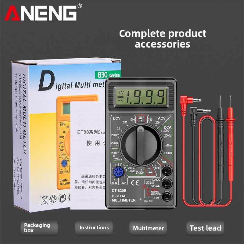 ANENG Digital Multimeter 830B High Precision Electrical Tester