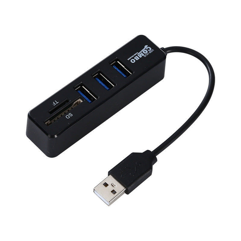 USB 2.0 Hub with SD/TF Card Reader