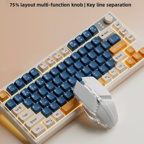 Compact mechanical tactile wired keyboard
