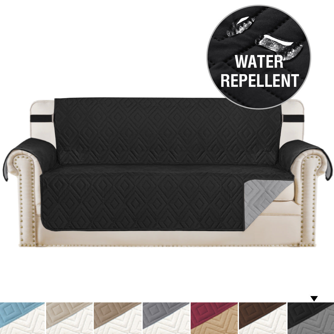 Anti-slip sofa cushion cover