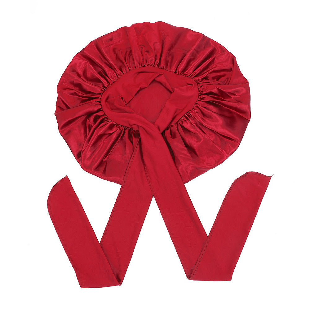 Womens Satin Sleep Cap Hair Protection Bonnet