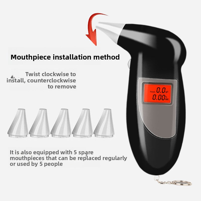Portable Alcohol Tester Digital Display