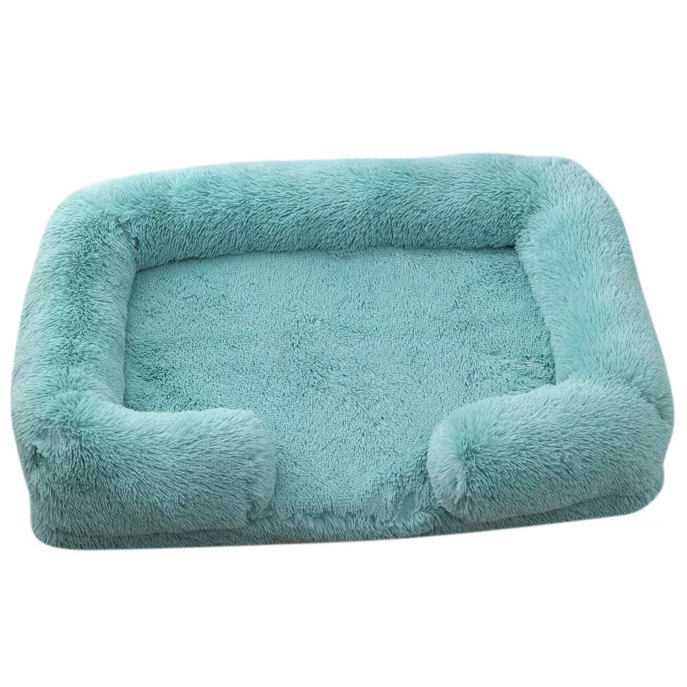 Plush Round Cat Bed