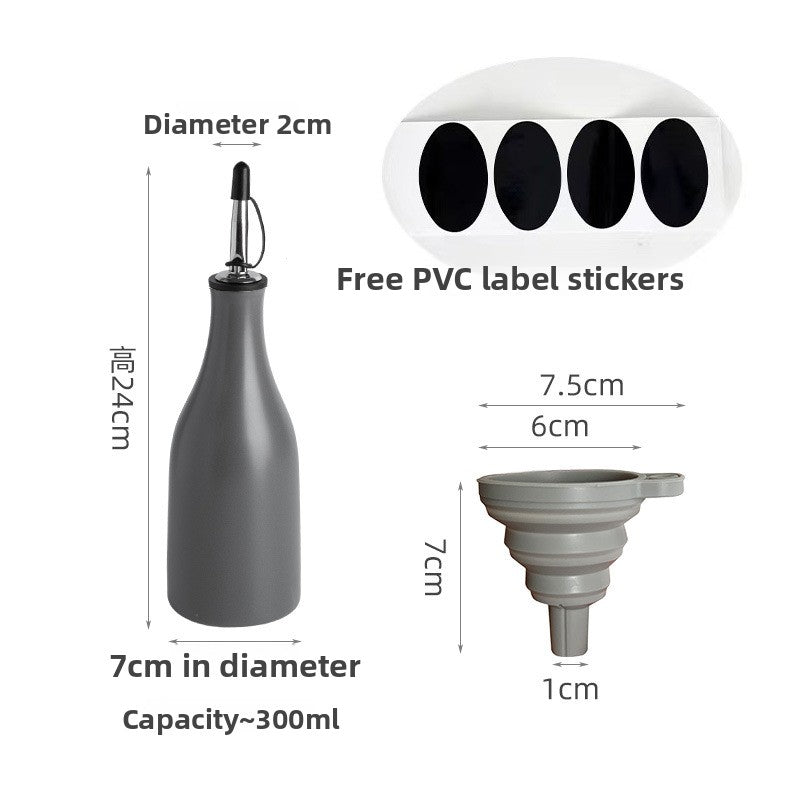 Ceramic Kitchen Oil and Vinegar Dispenser Bottle
