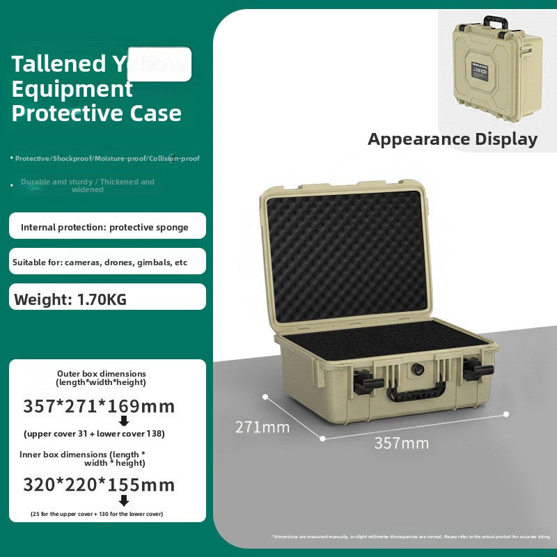Durable Waterproof Plastic Protective Tool Case with Foam