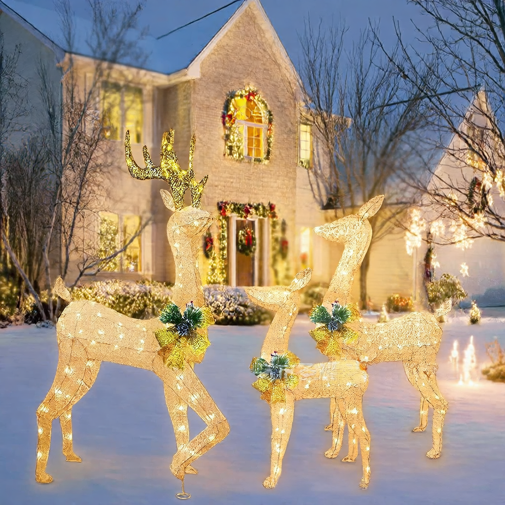 LED reindeer decoration
