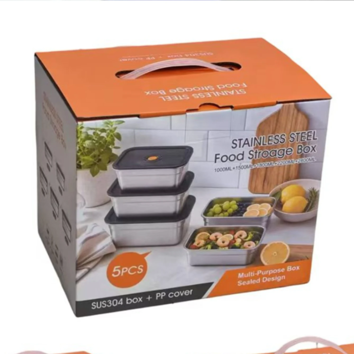 Stainless Steel Vacuum Sealed Lunch Box