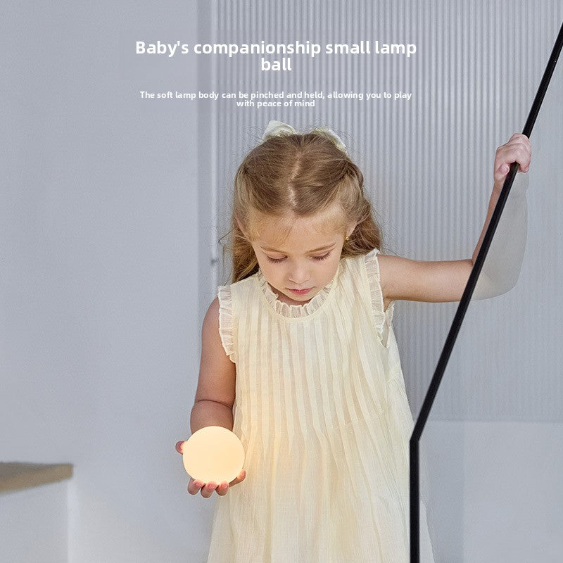 Rechargeable Silicone Shell Pearl Night Light for Kids