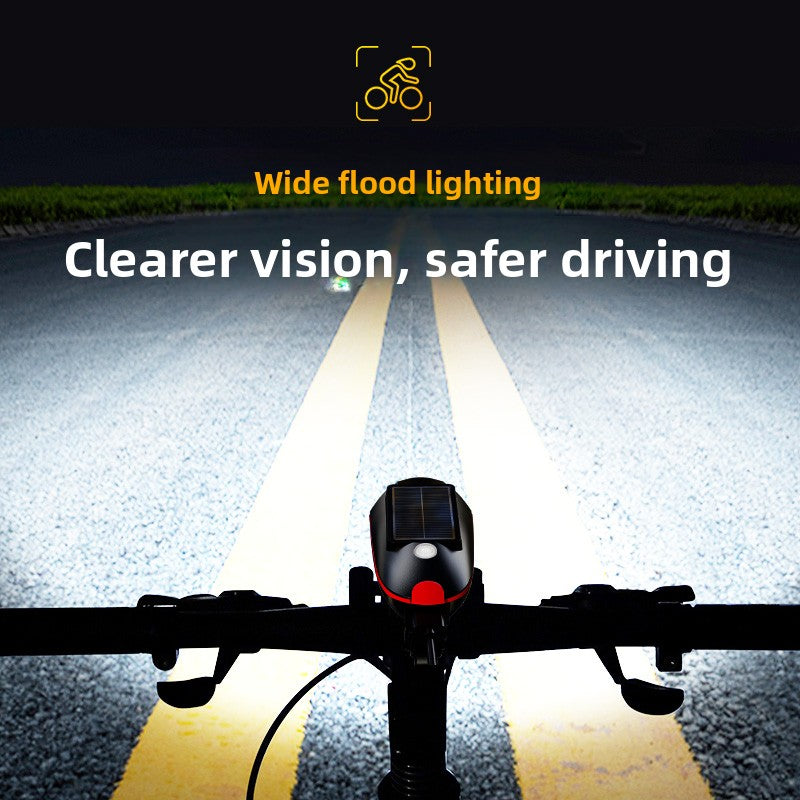 Solar Mountain Bike Light Night Riding