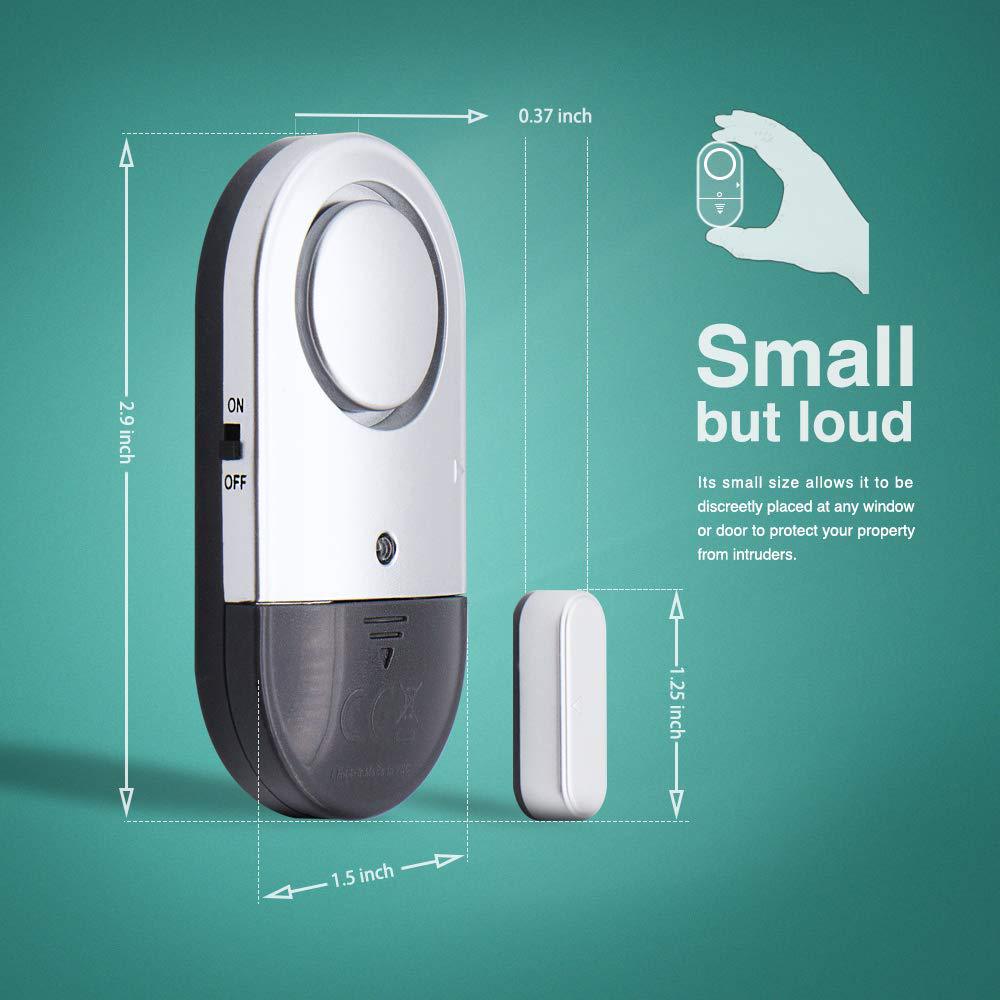 Wireless Magnetic Contact Window Door Alarm High Decibel Home Security Anti-Theft Alert