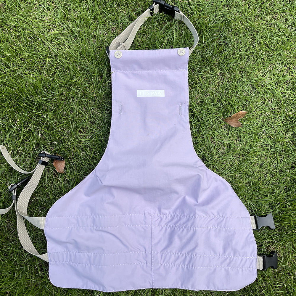 Adjustable Waterproof Pet Dog Cat Bellyband Outdoor Anti-Dirty Chest Protector