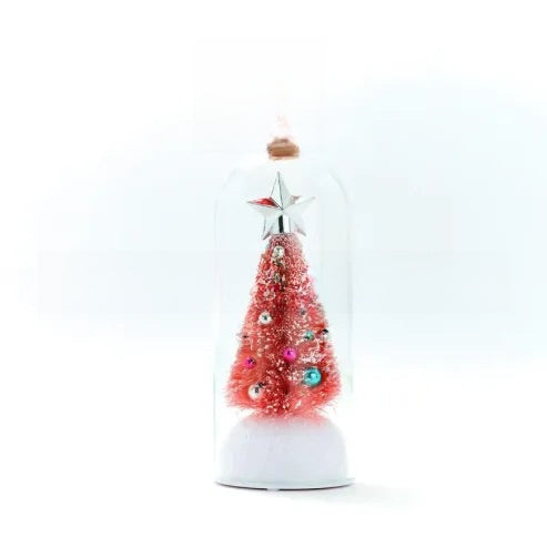 Mini Christmas Scene Message Bottle Ornament Holiday Decoration Gift