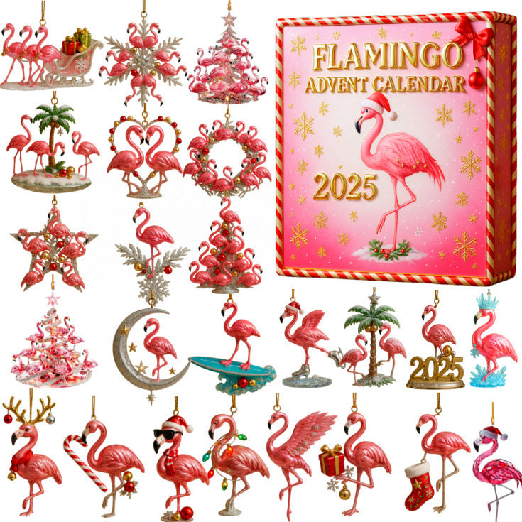 Acrylic Advent Calendar Blind Box Christmas Tree Ornament Pendant