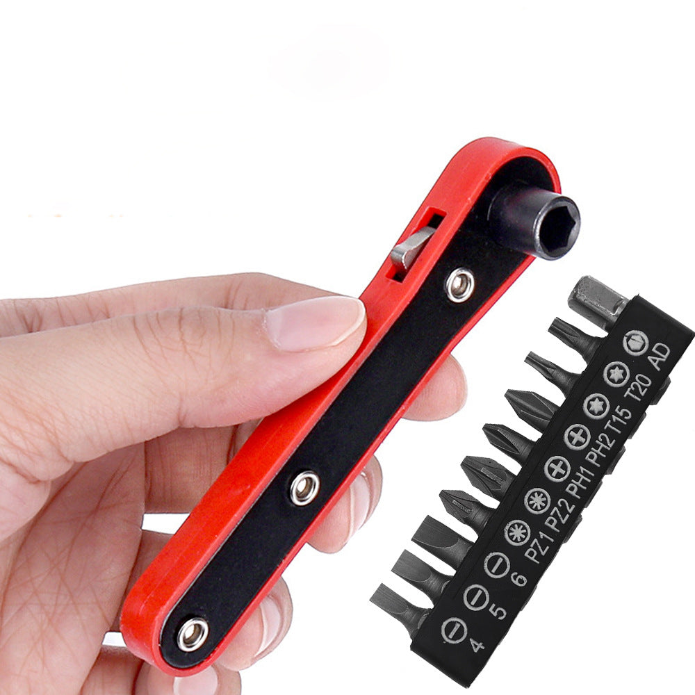 Mini 36-Tooth Ratchet Screwdriver Set with Interchangeable Heads