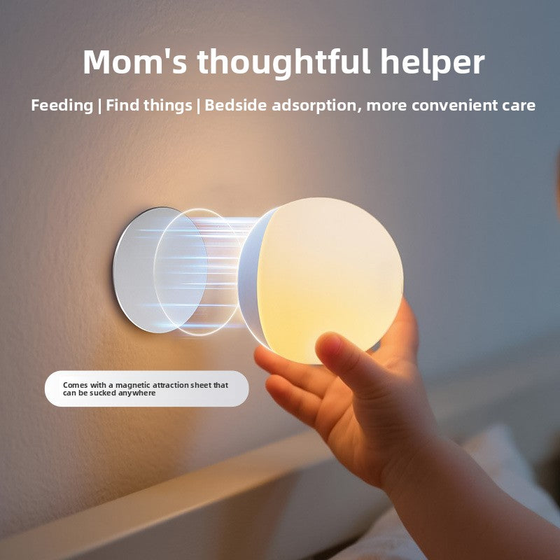 Rechargeable Silicone Shell Pearl Night Light for Kids