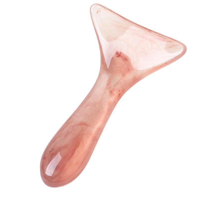 Facial Gua Sha Scraping Stick, Meridian Brush, Octopus Head Massage Comb