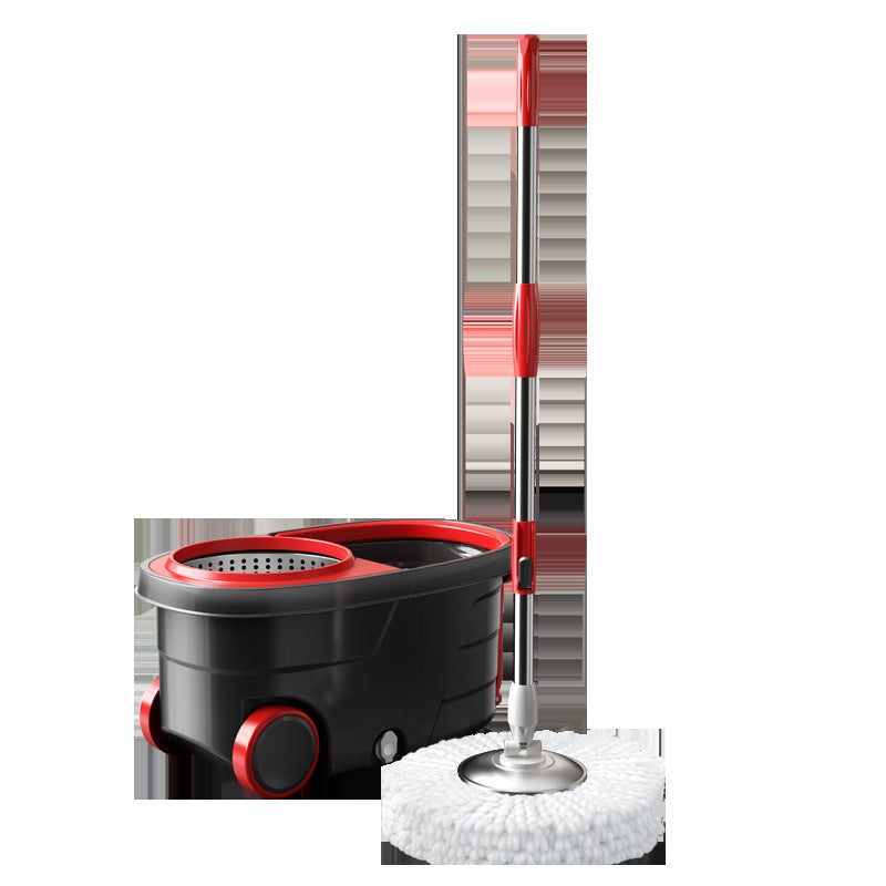 Rotating Spin Mop with Bucket, Hand-Washable Microfiber Mop