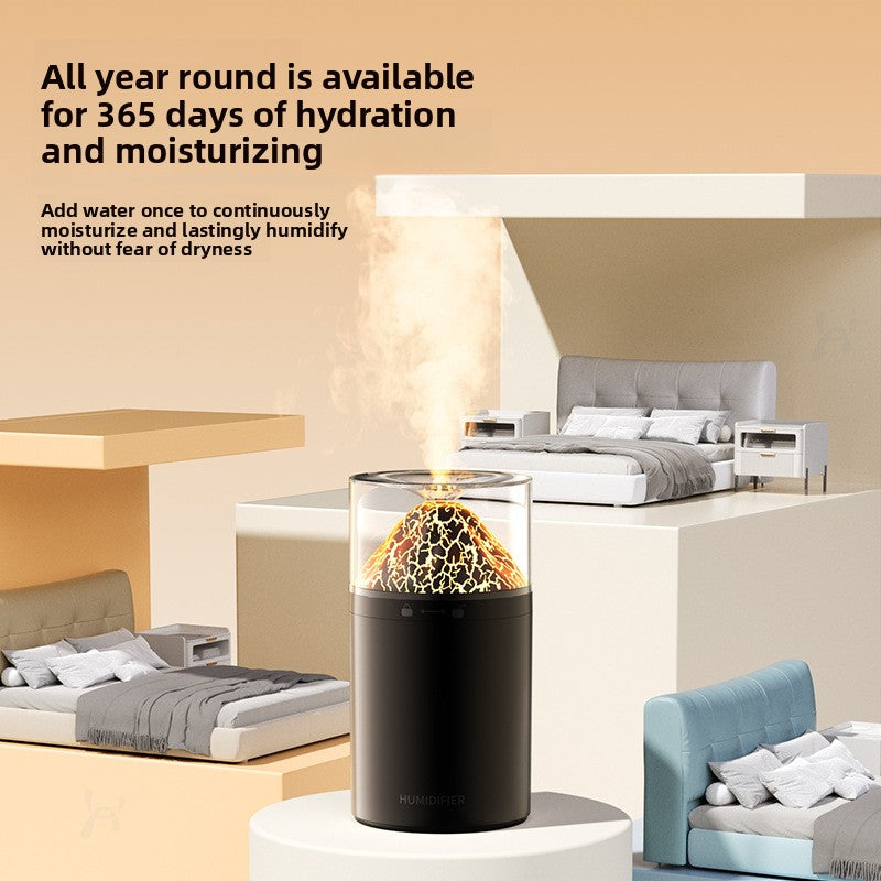 Volcanic Style USB Humidifier with Ambient Light