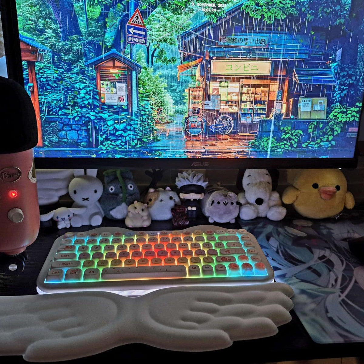 Creative Angel Wings Silicone Keyboard Wrist Rest Ergonomic Office Non-Slip Wrist Support