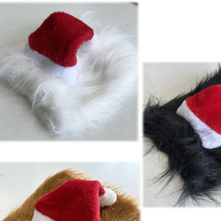 Pet Lion Christmas Hat Costume